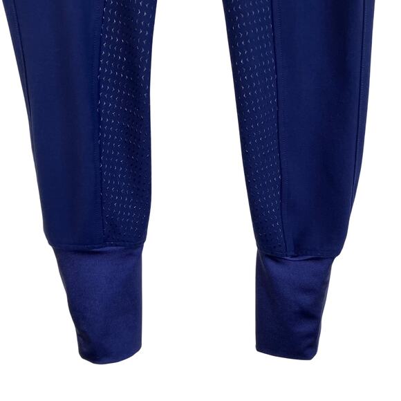 HR FARM Women’s Sz 28 Full Seat Silicone Grip Breeches Horse Riding Pants Navy - Picture 6 of 16